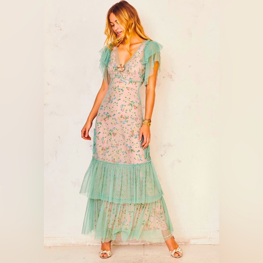 LOVESHACKFANCY Riva Gown Size 8